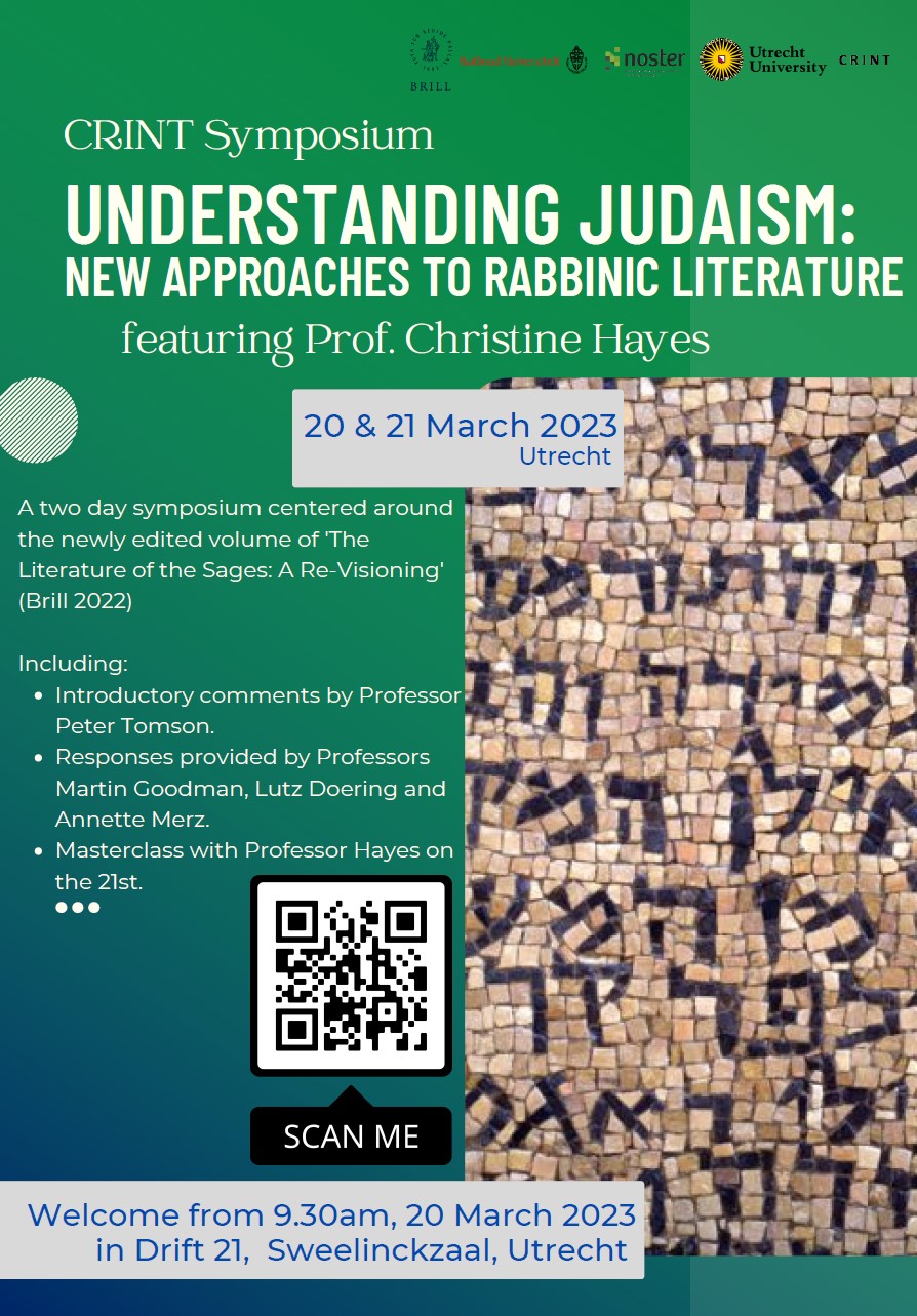 Symposium “Understanding Judaism: New Approaches to Rabbinic Literature”